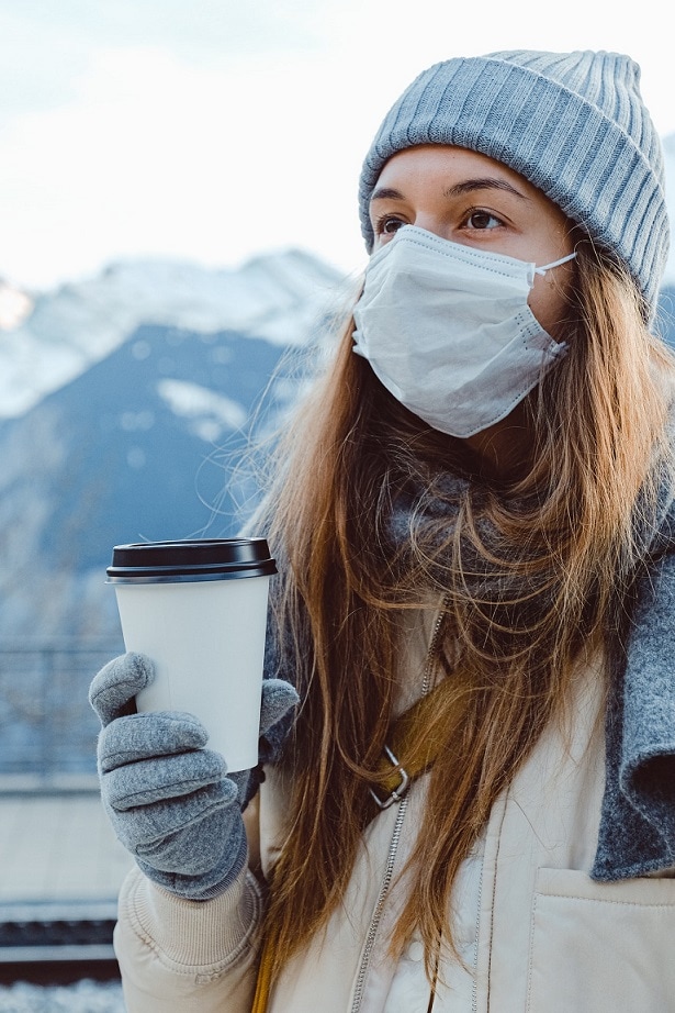 Black Disposable Face Mask