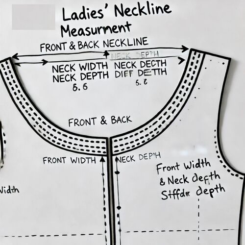 front and back neckline