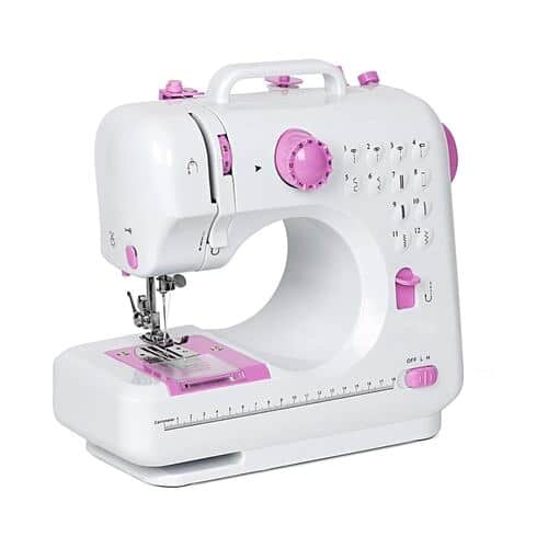 NEX Sewing Machine Children Present Portable Crafting Mending Machine with 12 Built-in Stitched (White) NEX Sewing Machine Children Present Portable Crafting Mending Machine with 12 Built-in Stitched (White)