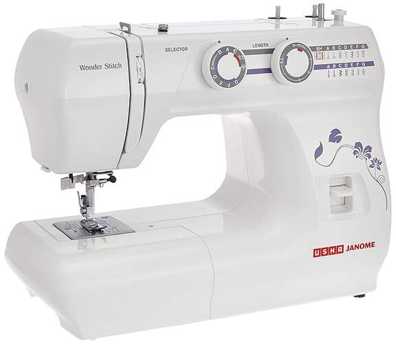 Usha Janome Wonder Stitch Automatic Zig-Zag Electric Sewing Machine Usha Janome Wonder Stitch Automatic Zig-Zag Electric Sewing Machine