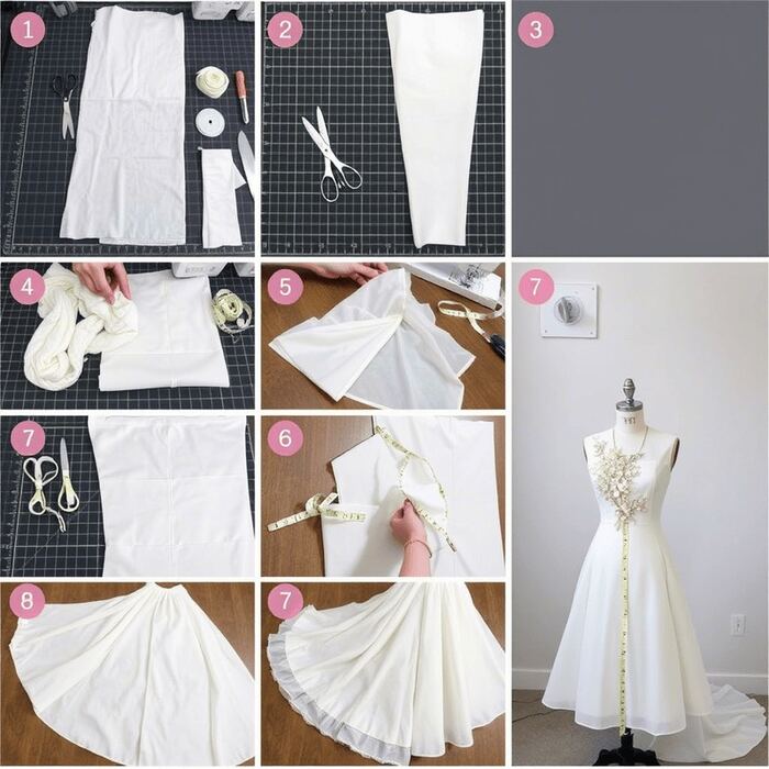 How to sew gown step by step How to sew gown step by step